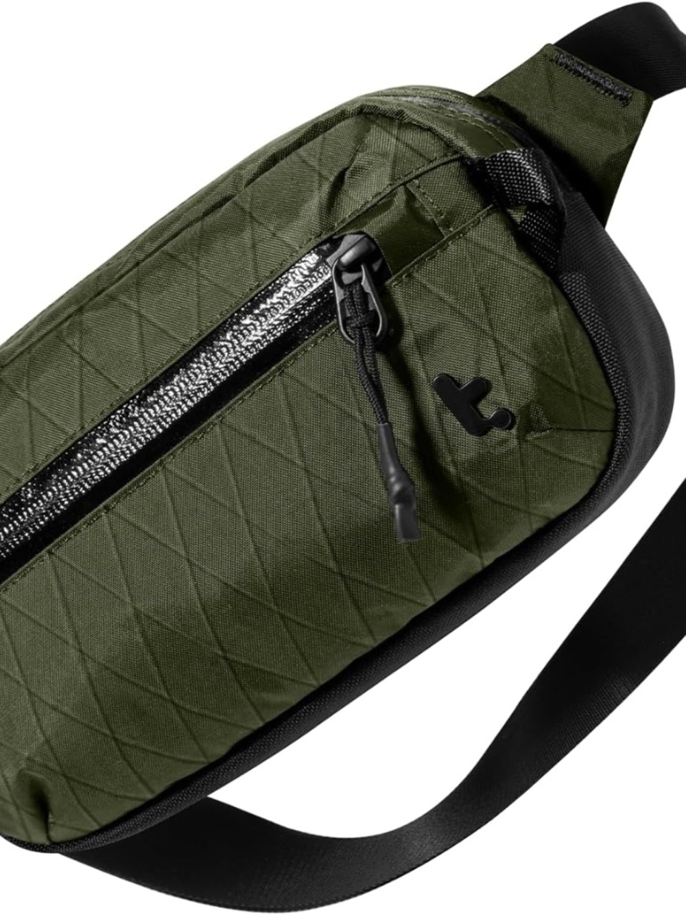 tomtoc 1.5L X-Pac Sling Bag with RFID Blocking Crossbody Pack - Olive